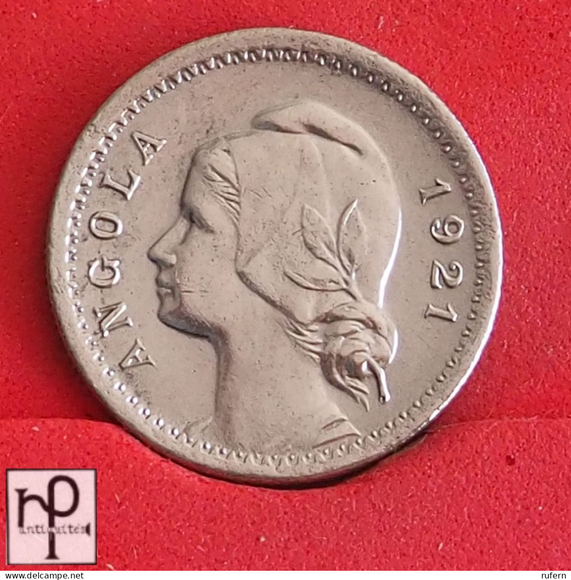 ANGOLA 20 CENTAVOS 1921 -  KM# 64 - (Nº54437) - Angola