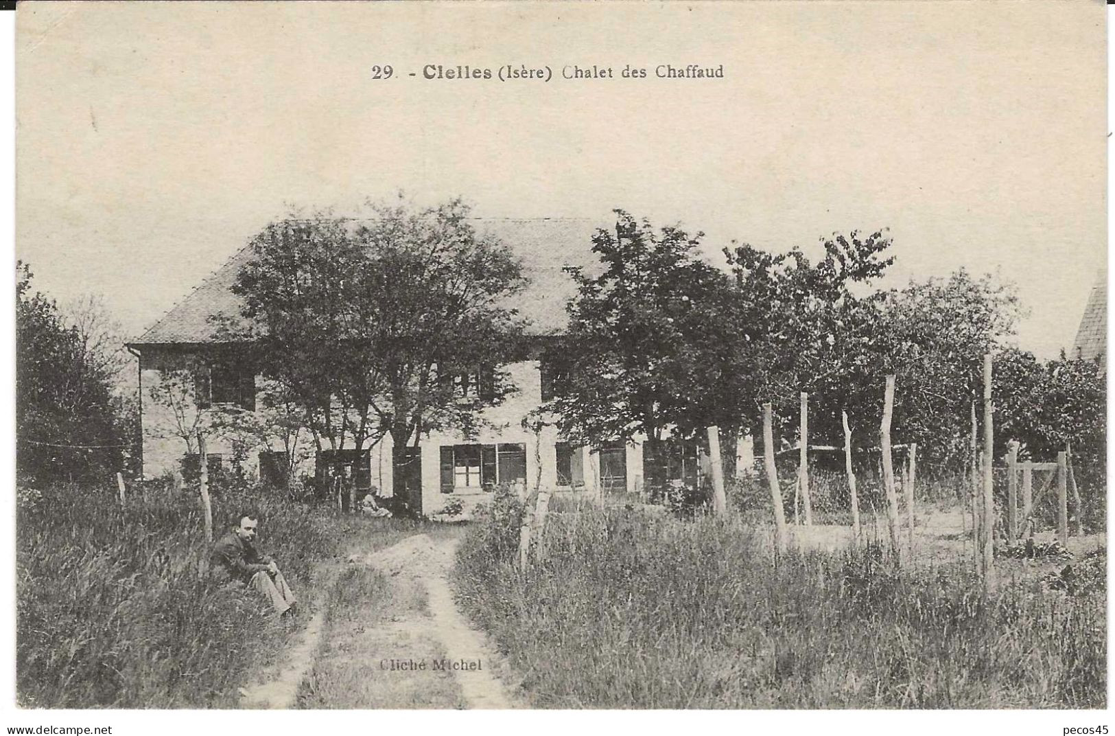 CLELLES (Isère) : Chalet Des Chaffaud - 1934. - Clelles