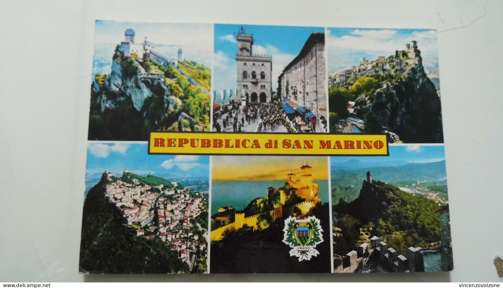 Cartolina Viaggiata "Saluti Da San Marino" Vedutine 1997 - San Marino