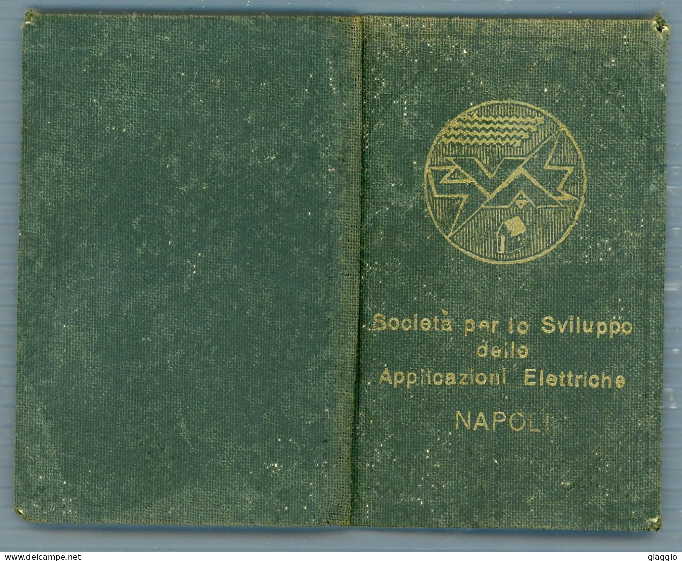 °°° Calendario/agendina - 1932 Società Per Lo Sviluppo Delle Applicazioni Elettriche - Napoli °°° - Petit Format : 1921-40