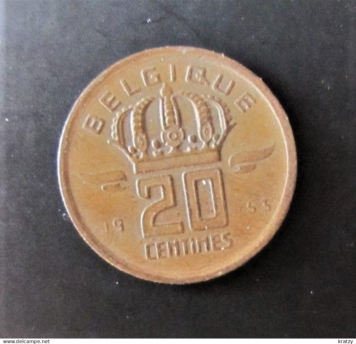 BELGIQUE - Pièce De 20 Centimes - Cuivre - 1954 - 20 Cent