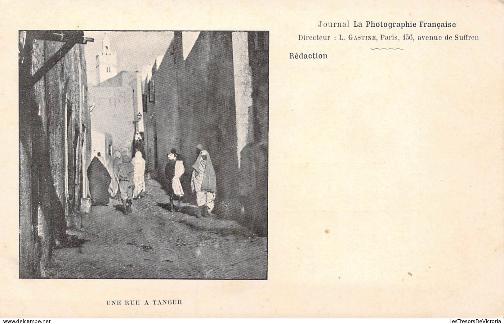 MAROC - Une Rue A Tanger - Carte Postale Ancienne - Tanger