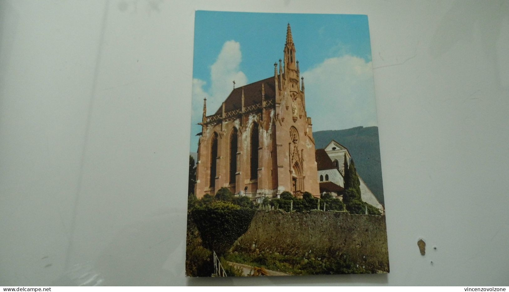 Cartolina Viaggiata "Mausoleo A Scena Presso Merano. Tomba Dell'Arciduca Giovanni D'Austria" 1988 - Merano