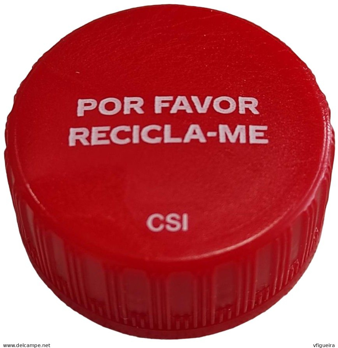 Portugal Capsule Plastique à Visser Rouge Coca Cola Por Favor Recicla-me - Limonade