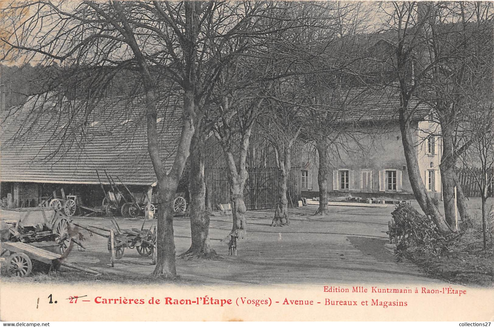 88-RAON-L'ETAPE - CARRIERES DE RAON-L'ETAPE AVENUE - BUREAUX ET MAGASINS - Raon L'Etape