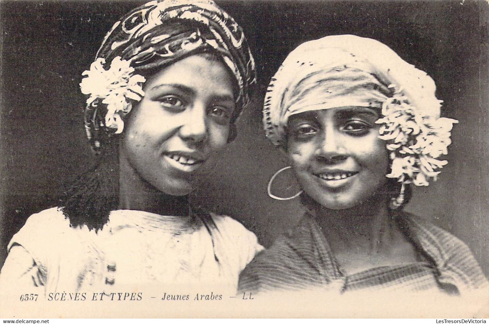 ALGERIE - Scènes Et Types - Jeunes Arabes - Carte Postale Ancienne - Plaatsen