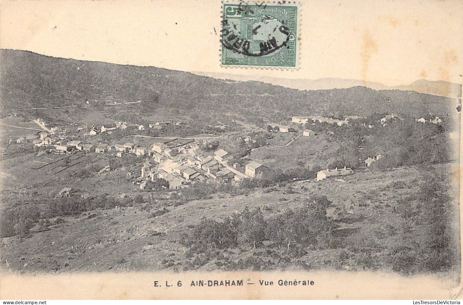 TUNISIE - Ain-Draham - Vue Générale - Carte Postale Ancienne - Túnez