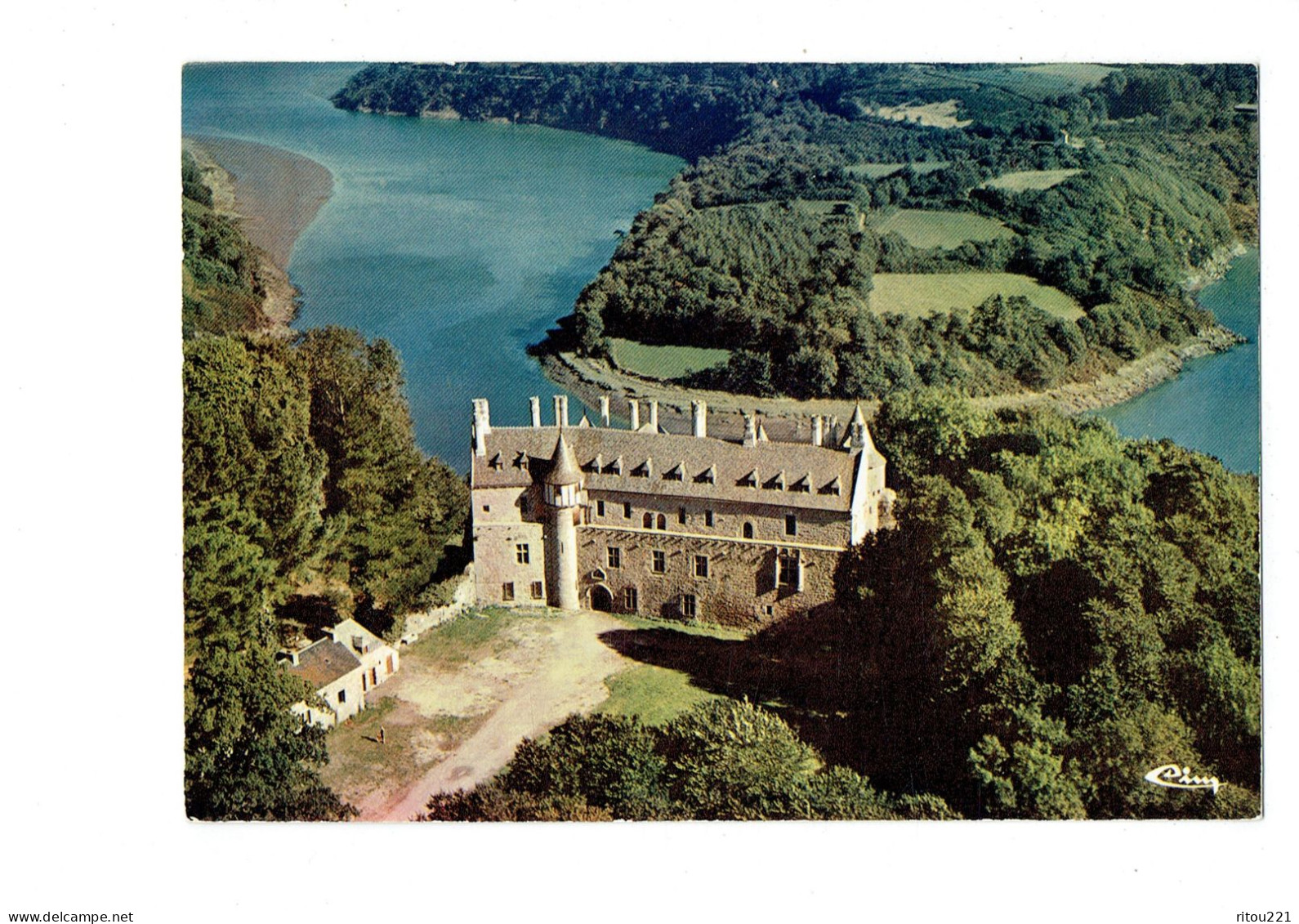 Cpm - 22 - Ploëzal - Château De La  Roche Jagu - Vue Aérienne - A Cl 264-83 Cim -- Tour - Ploëzal