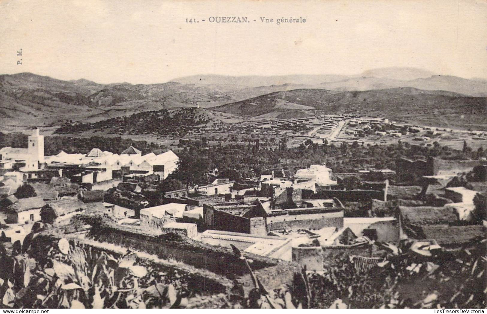 MAROC - Ouezzan - Vue Générale - Carte Postale Ancienne - Autres & Non Classés