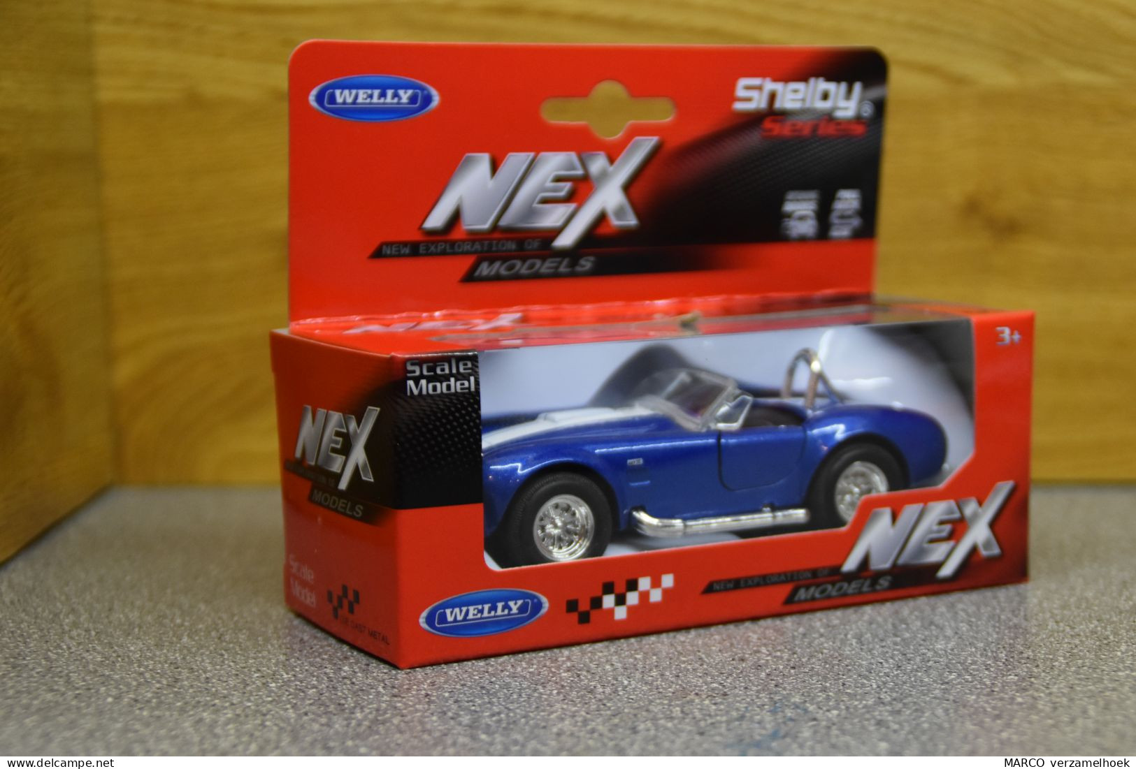 43761 Welly NEX 1965 AC Cobra 427S/C Shelby Scale 1:43 - Welly