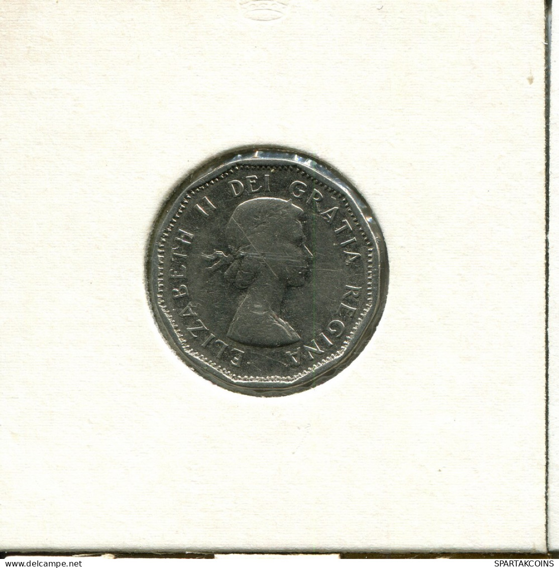 5 CENTS 1961 CANADA Pièce #AU171.F - Canada