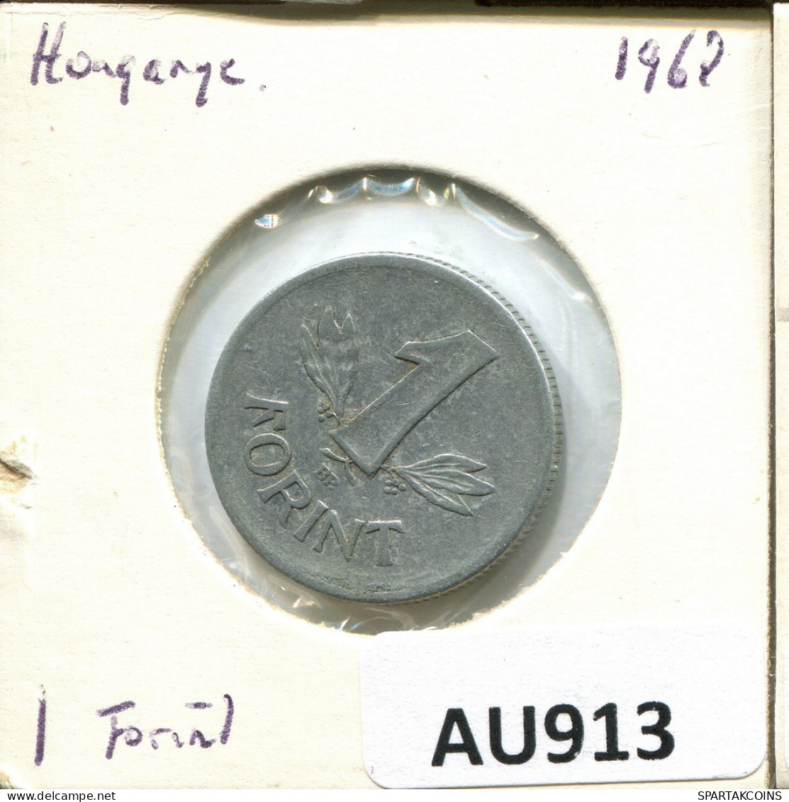 1 FORINT 1968 HONGRIE HUNGARY Pièce #AU913.F - Hongrie