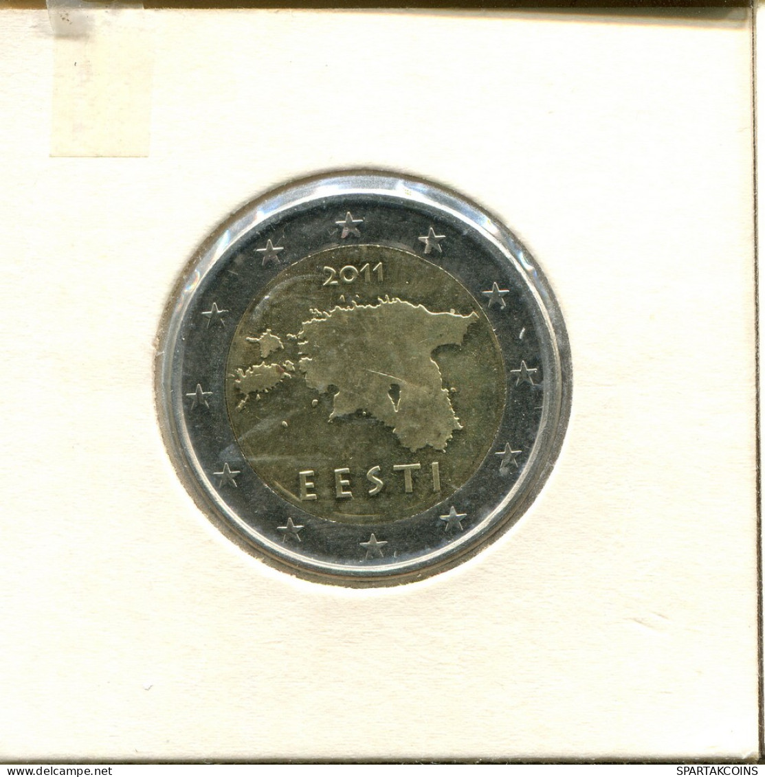 2 EURO 2011 ESTONIE ESTONIA BIMETALLIC Pièce #AS685.F - Estland