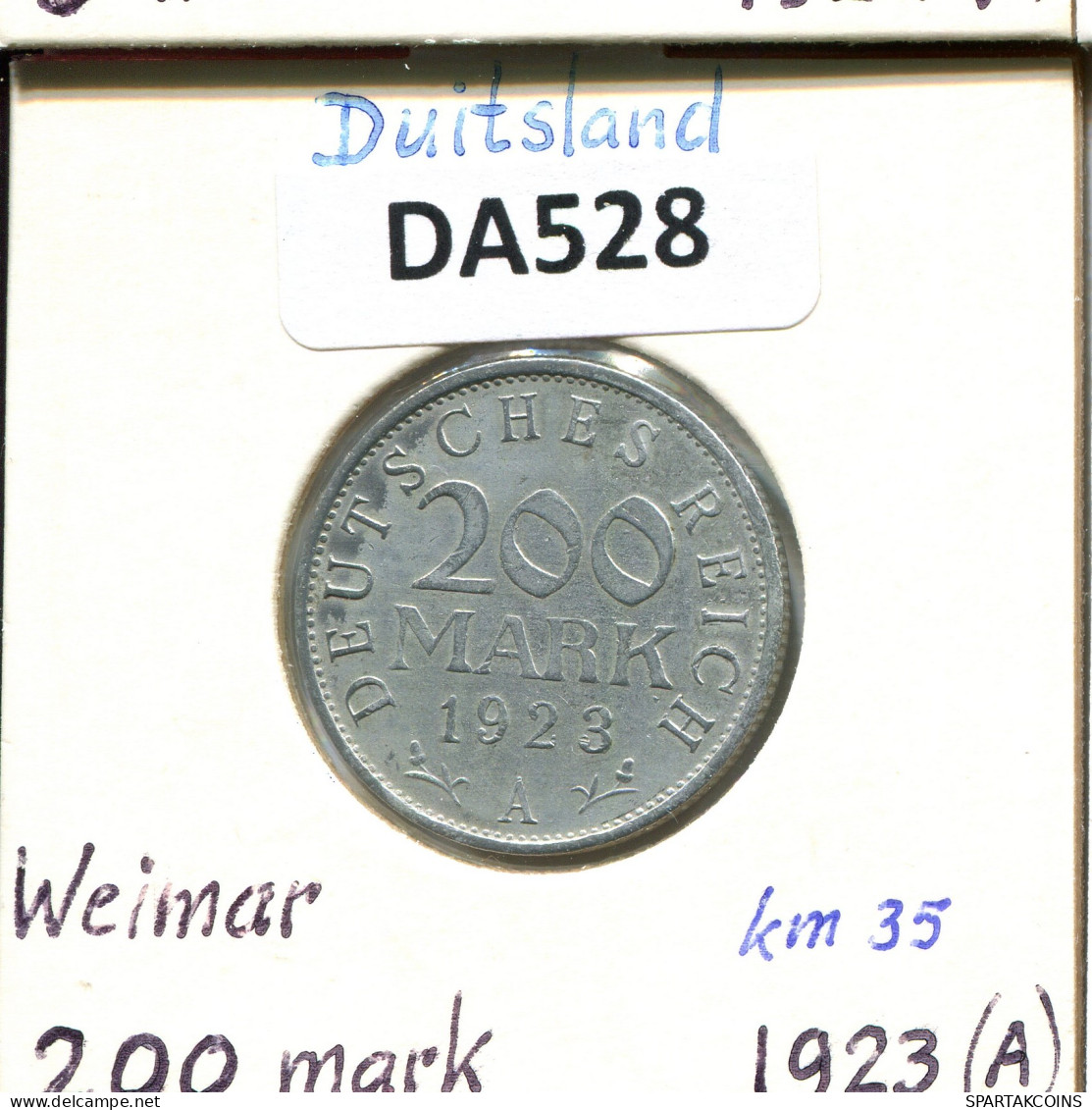 200 MARK 1923 A ALLEMAGNE Pièce GERMANY #DA528.2.F - 200 & 500 Mark