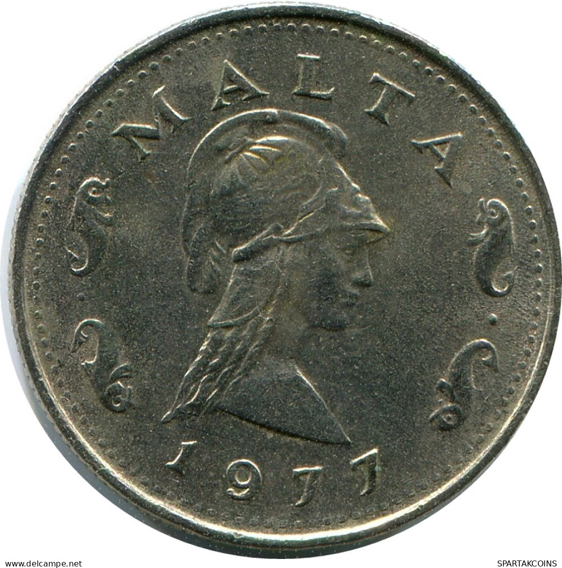 2 CENTS 1977 MALTE MALTA Pièce #AZ303.F - Malte