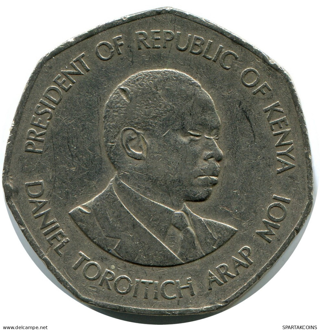 5 SHILLINGS 1985 KENYA Pièce #AZ205.F - Kenya