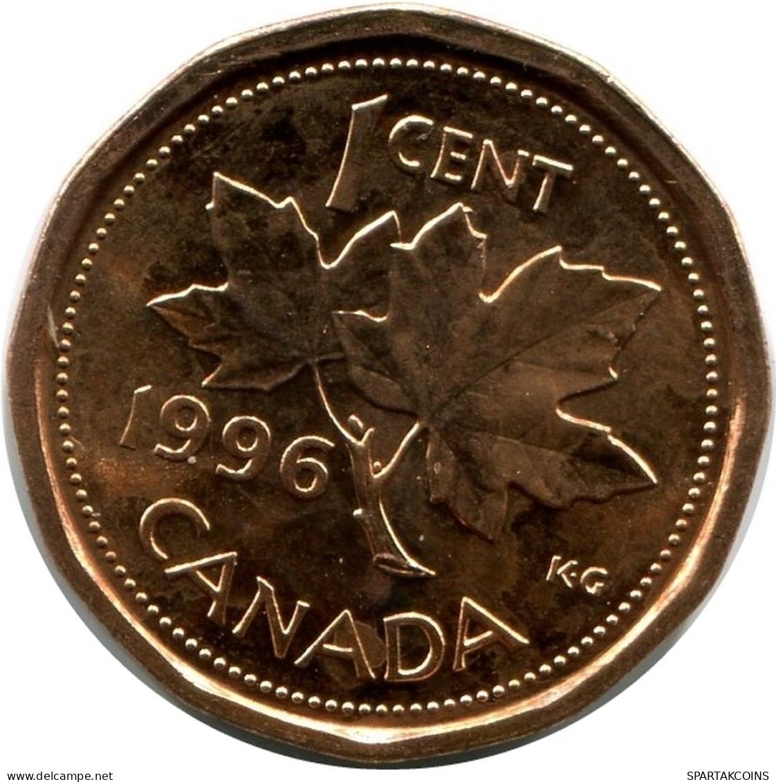 1 CENT 1996 CANADA UNC Moneda #M10351.E - Canada