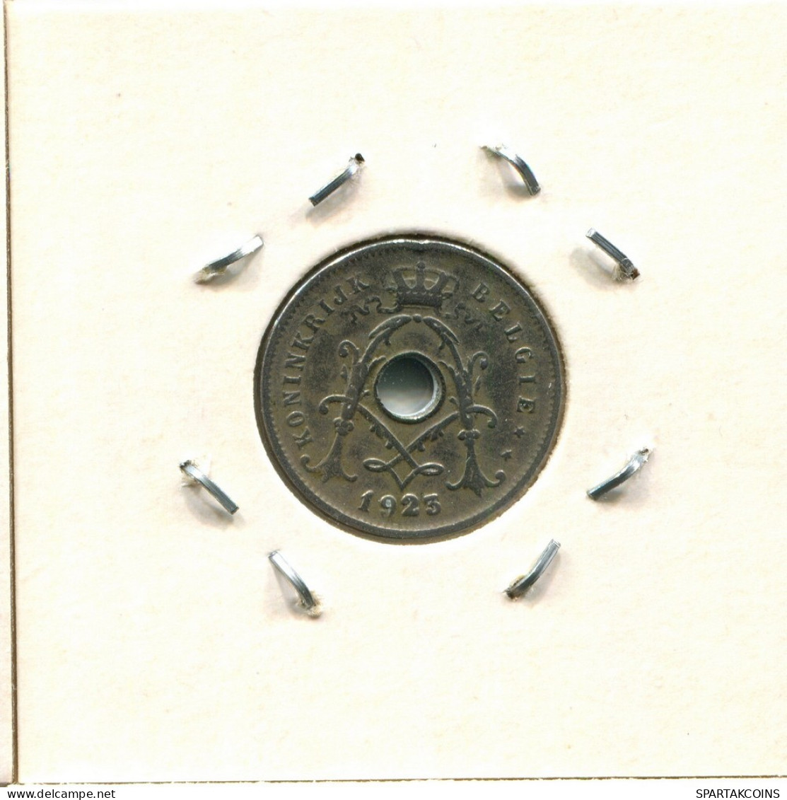 5 CENTIMES 1923 DUTCH Text BÉLGICA BELGIUM Moneda #BA254.E - 5 Cents
