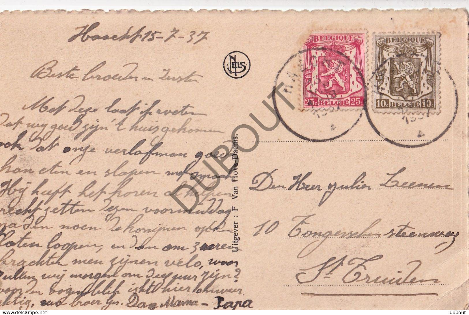 Postkaart/Carte Postale Geel - St Dimphnakerk (C4054) - Geel