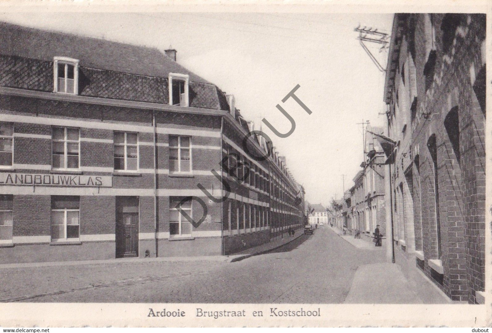 Postkaart/Carte Postale - Ardooie - Brugstraat En Kostschool (C4055) - Ardooie