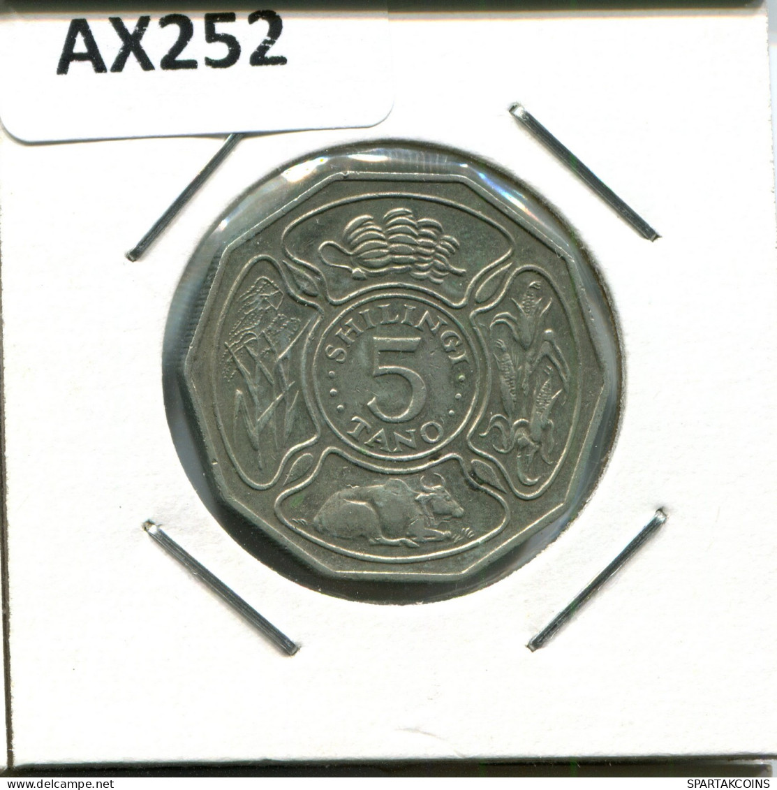 5 SHILLINGI 1987 TANZANIA Moneda #AX252.E - Tanzania