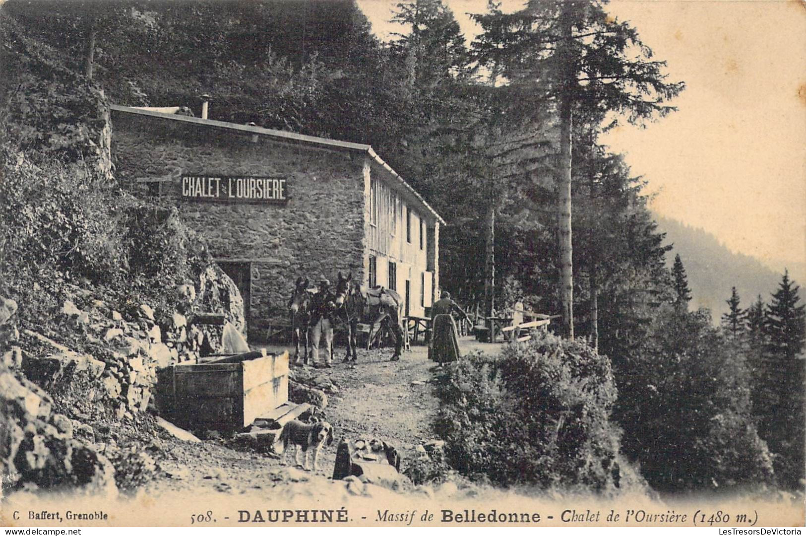 FRANCE - Dauphiné - Massif De Belledonne - Chalet De L'Oursière - Carte Postale Ancienne - Autres & Non Classés