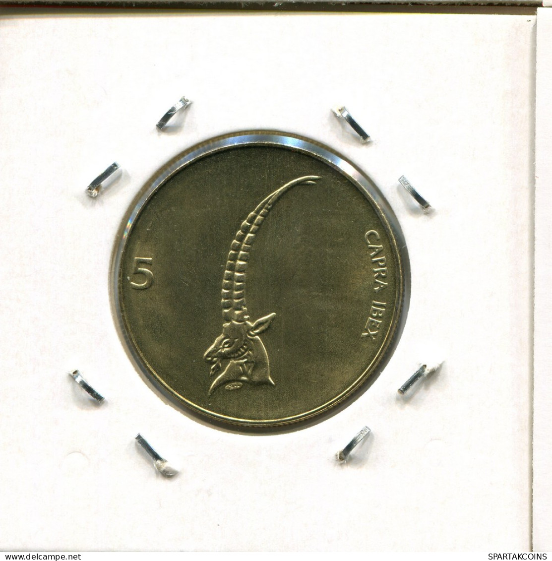 5 TOLARJEV 1994 ESLOVENIA SLOVENIA Moneda #AR382.E - Slovenia