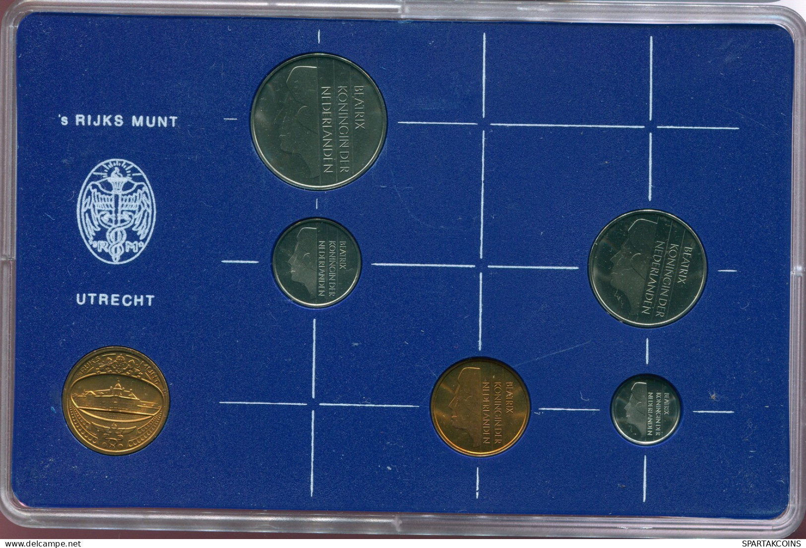 NEERLANDÉS NETHERLANDS 1983 MINT SET 5 Moneda + MEDAL #SET1093.5.E - Jahressets & Polierte Platten