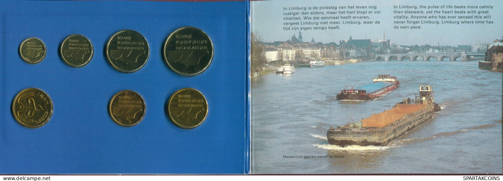 NEERLANDÉS NETHERLANDS 1993 MINT SET 6 Moneda + MEDAL #SET1113.7.E - Jahressets & Polierte Platten