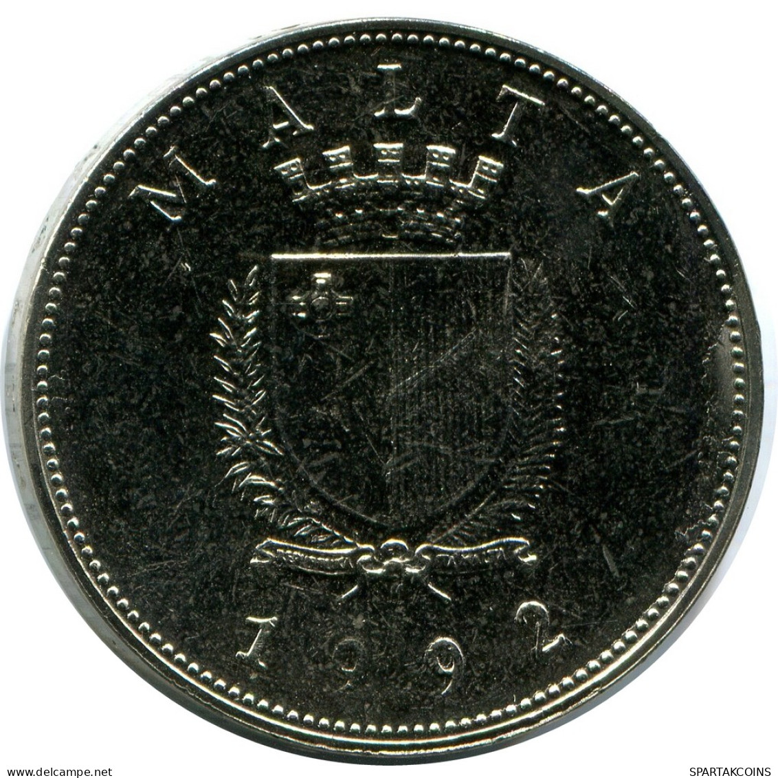 1 LIRA 1992 MALTA Moneda #AZ309.E - Malte