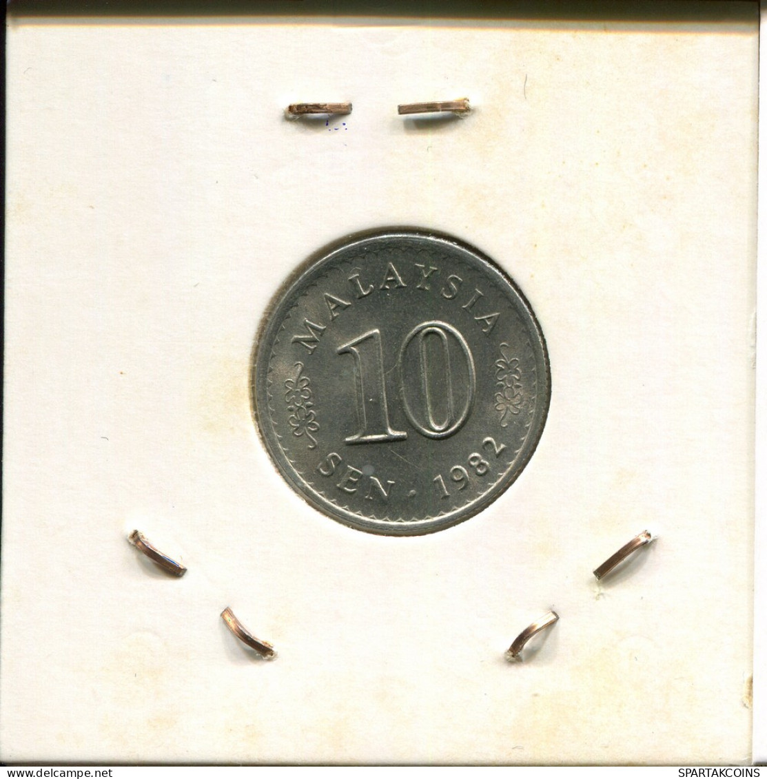 10 SEN 1982 MALASIA MALAYSIA Moneda #AR375.E - Malaysie