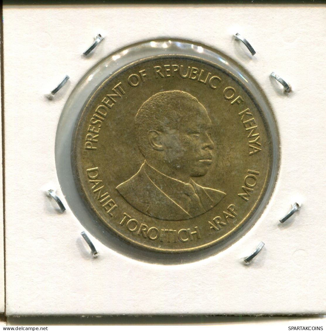 10 CENTS 1987 KENYA Moneda #AS333.E - Kenya