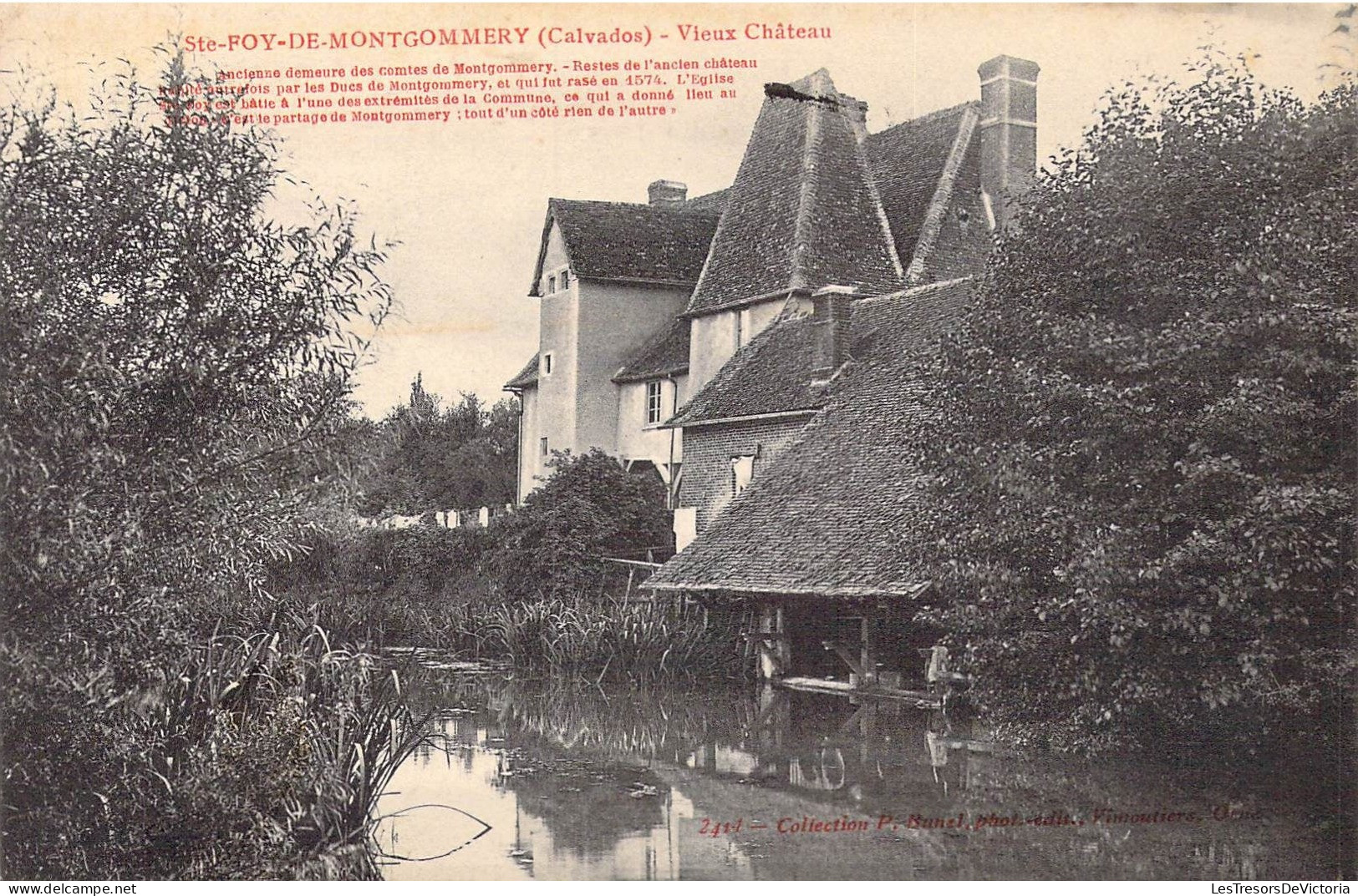 FRANCE - 14 - Sainte-Foy-De-Montgommery - Vieux Château - Carte Postale Ancienne - Autres & Non Classés