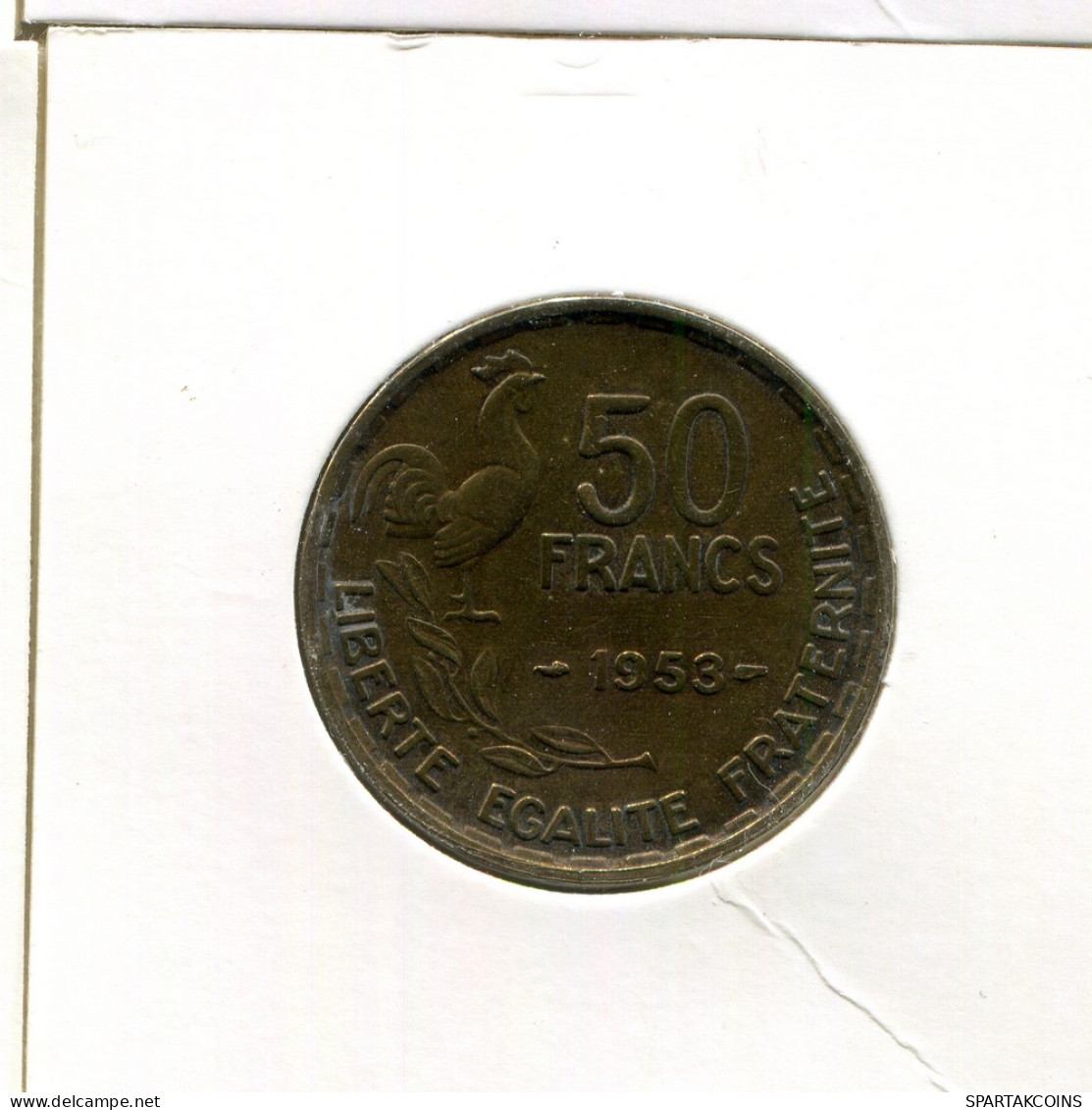 50 FRANCS 1953 FRANCIA FRANCE Moneda #AK938.E - 50 Francs