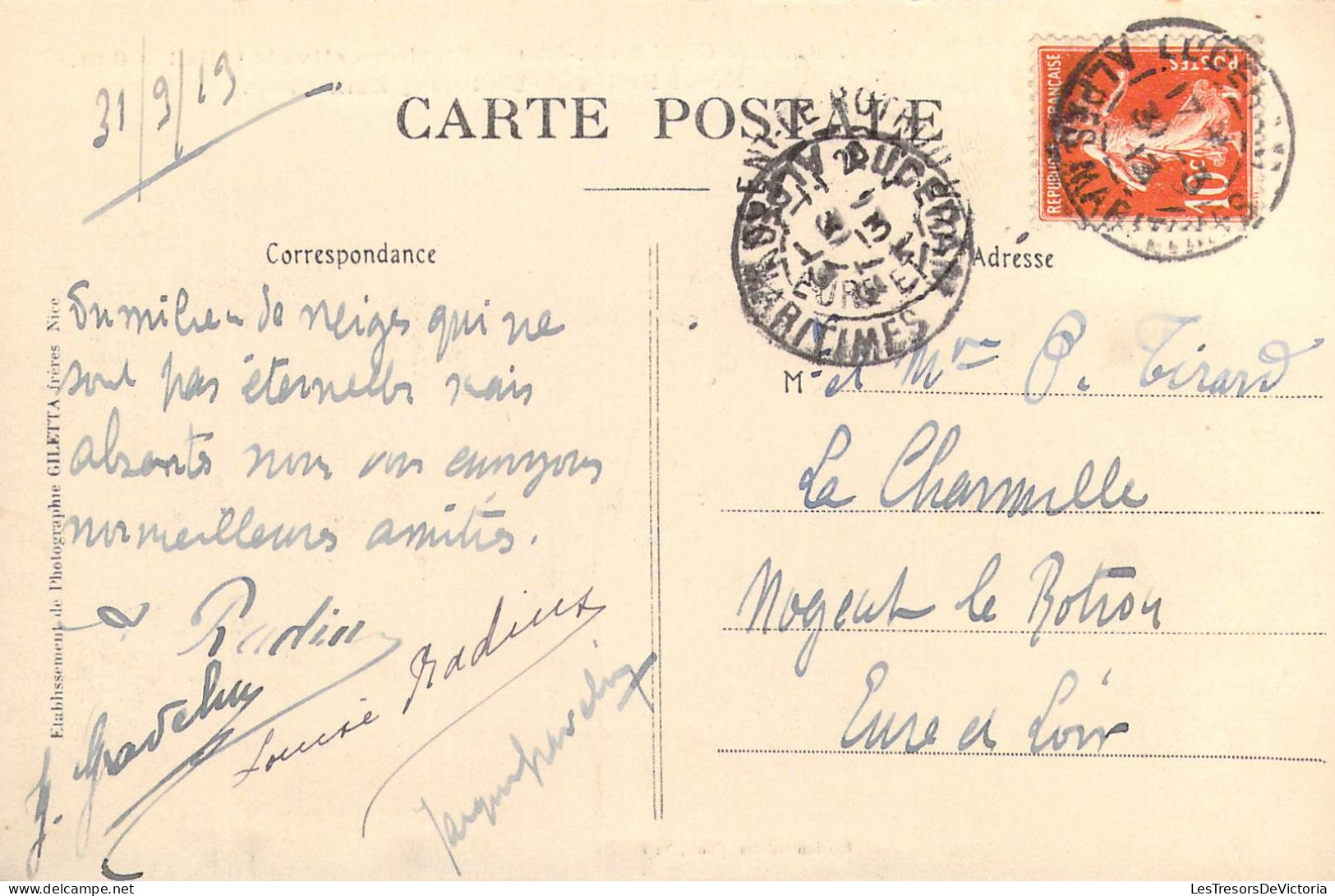 FRANCE - 06 - Peira-Cava - Station Estivale - Hôtel Bellevue-Victoria - Carte Postale Ancienne - Other & Unclassified