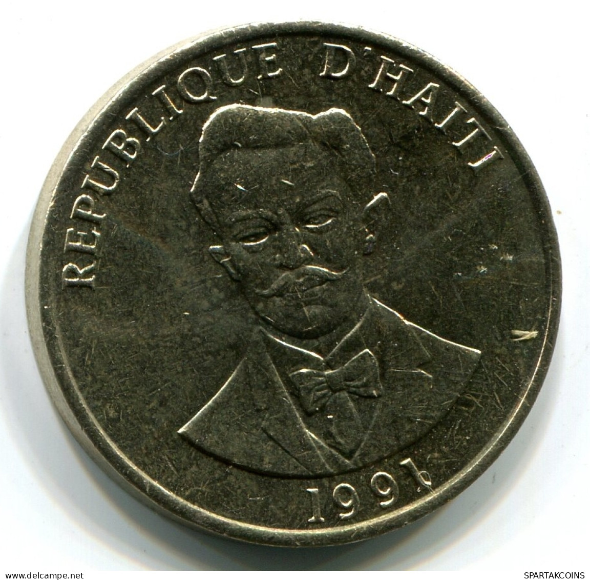 20 CENTIMES 1991 HAITI UNC Coin #W11005.U - Haití
