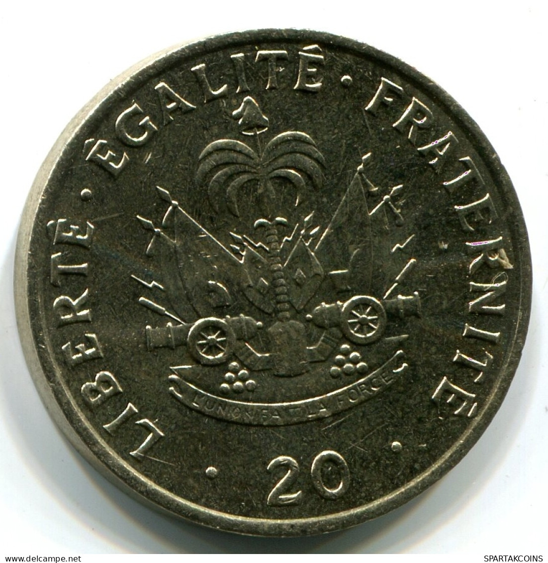 20 CENTIMES 1991 HAITI UNC Coin #W11005.U - Haití