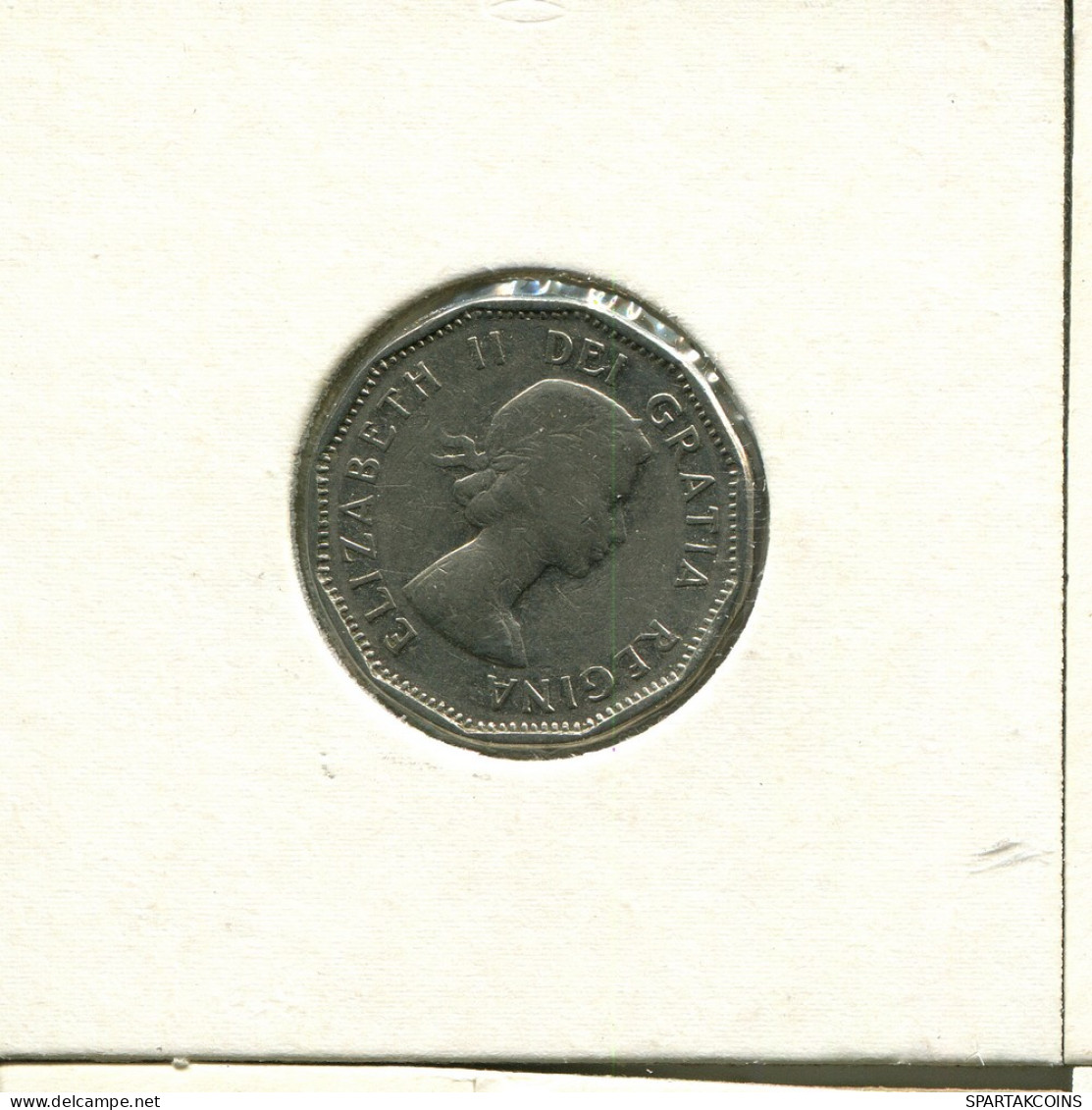 5 CENTS 1959 CANADA Coin #AU169.U - Canada