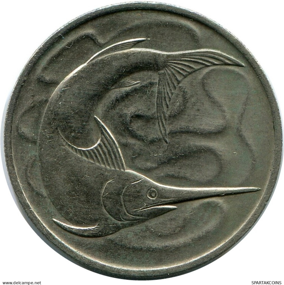 20 CENTS 1967 SINGAPORE Coin #AR173.U - Singapour