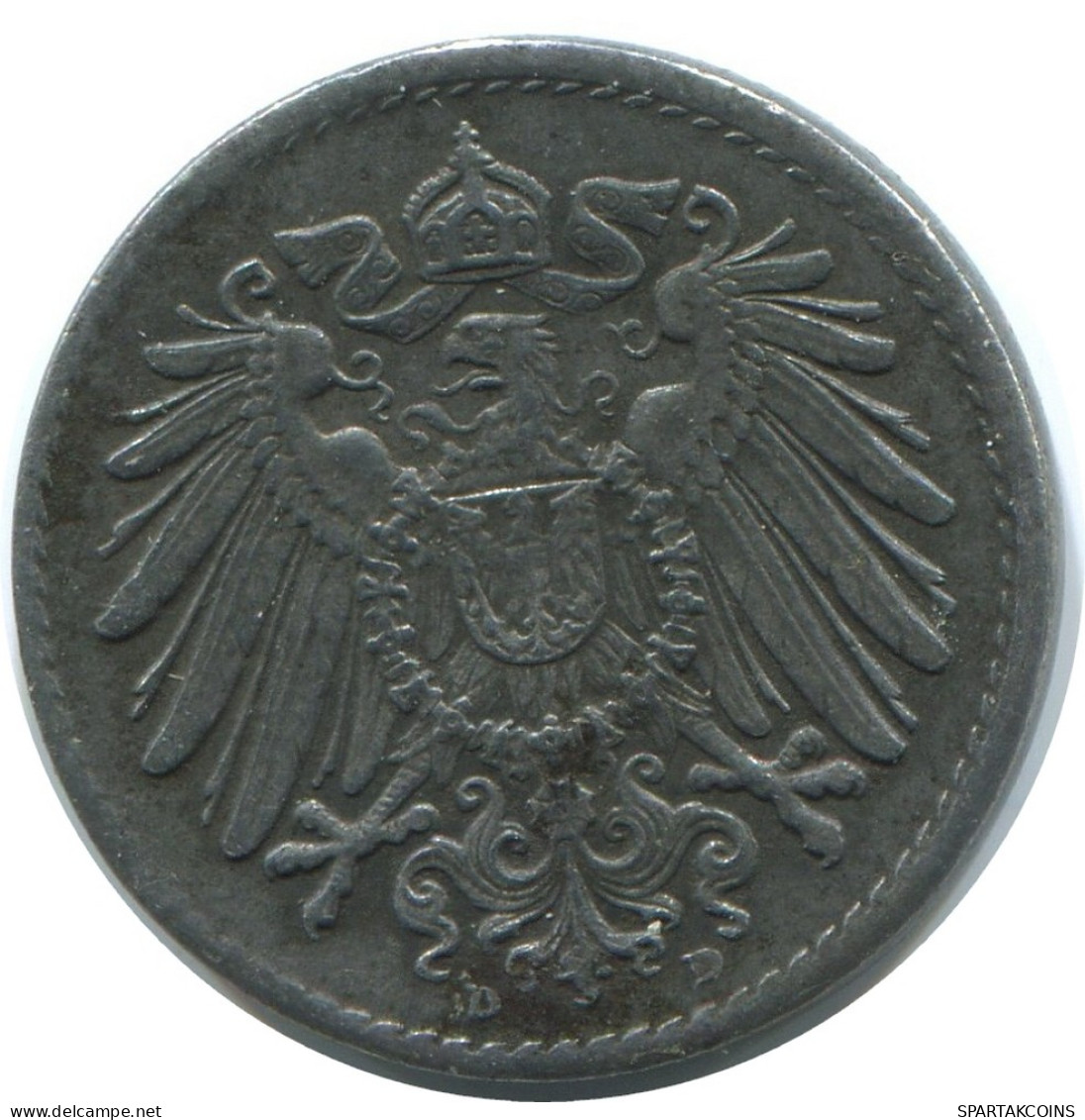 5 PFENNIG 1921 D GERMANY Coin #AE291.U - 5 Rentenpfennig & 5 Reichspfennig