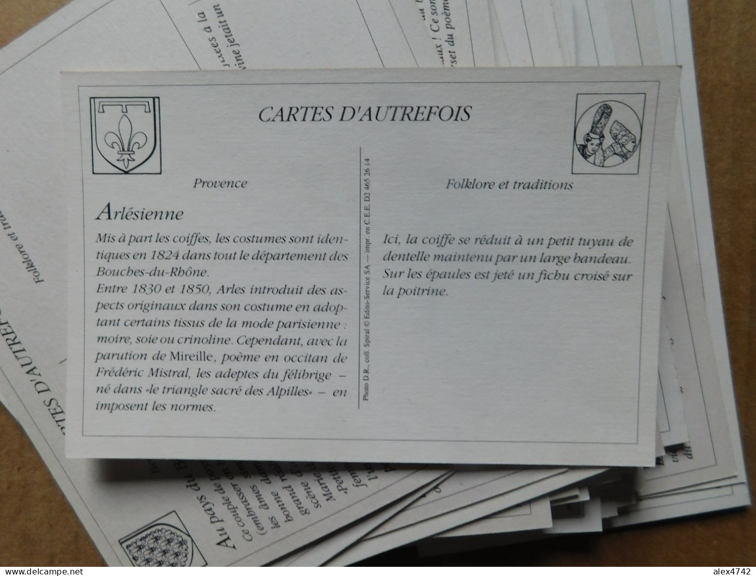 Lot de 404 cartes : France, Collection "Cartes d'autrefois" - 11 thèmes (BoxA)