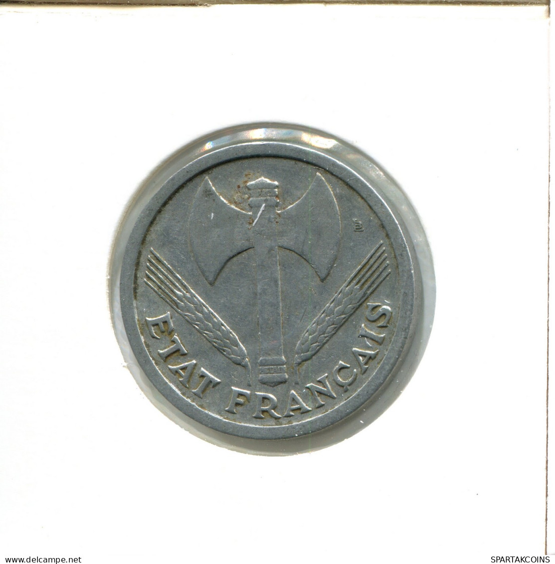2 FRANCS 1943 FRANCE Coin #AX598 - 2 Francs