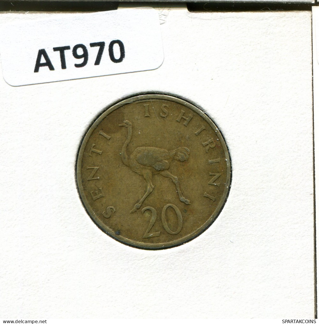 20 SENTI 1979 TANZANIA Coin #AT970.U - Tanzanie