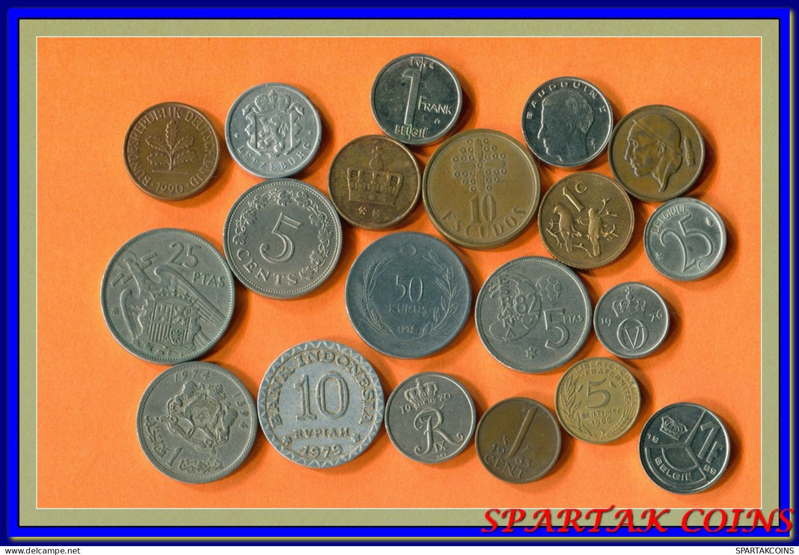 Collection WORLD Coin Mixed Lot Different COUNTRIES And REGIONS #L10098.2.U - Lots & Kiloware - Coins