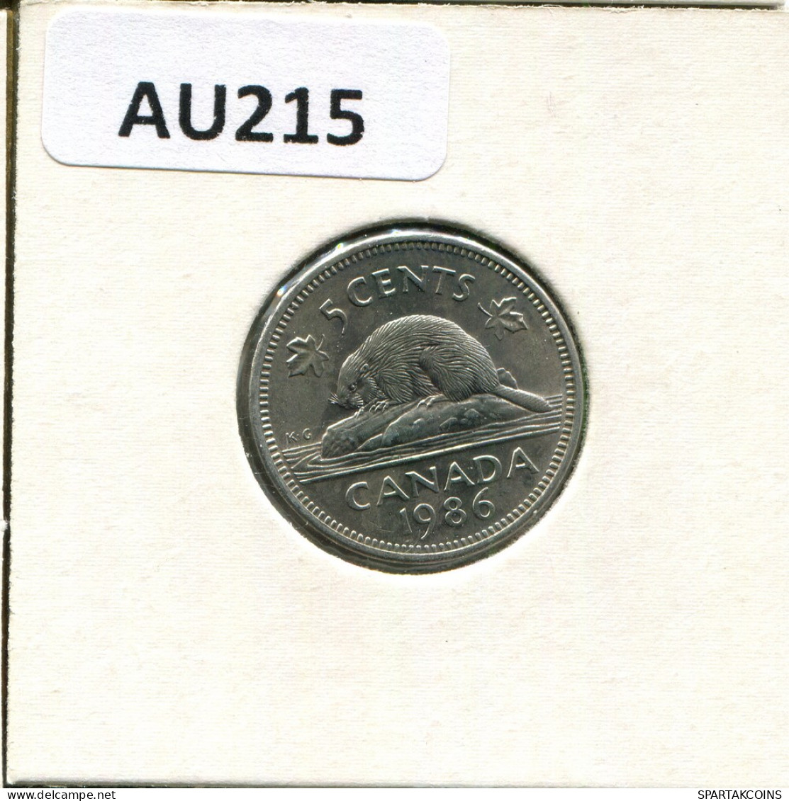 5 CENT 1986 KANADA CANADA Münze #AU215.D - Canada