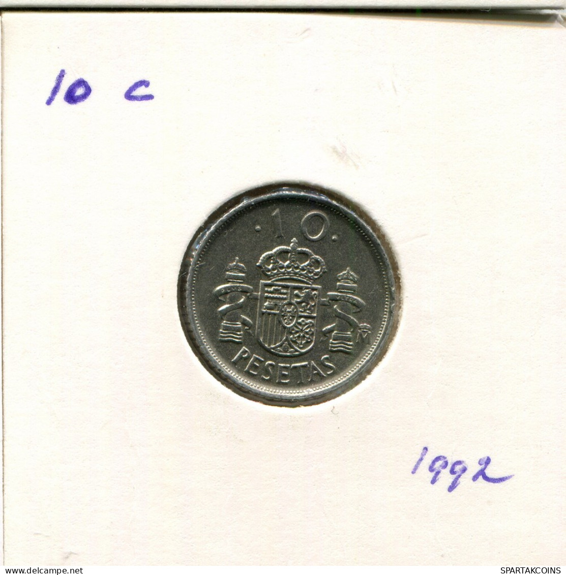 10 PESETAS 1992 SPANIEN SPAIN Münze #AR836.D - 10 Pesetas