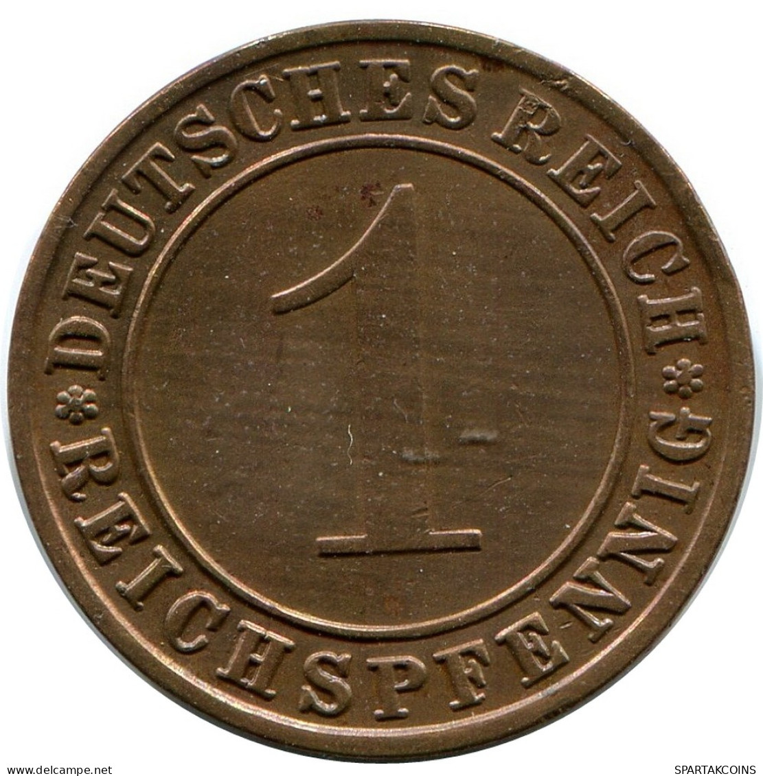 1 REICHSPFENNIG 1931 F DEUTSCHLAND Münze GERMANY #DB791.D - 1 Rentenpfennig & 1 Reichspfennig
