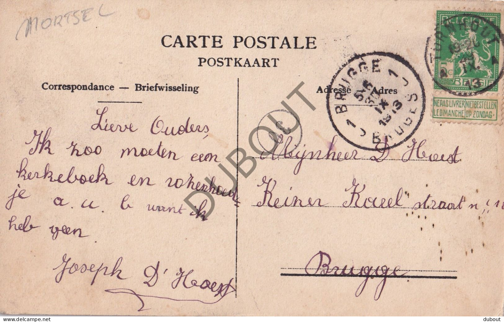 Postkaart/Carte Postale - Mortsel - Sint Amedeus Gesticht (C4098) - Mortsel