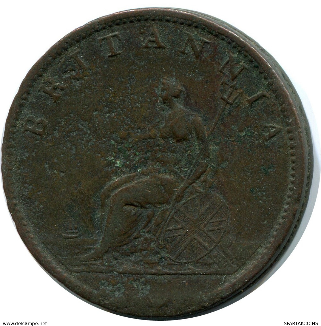 FARTHING 1807 UK GROßBRITANNIEN GREAT BRITAIN Münze #AZ778.D - A. 1 Farthing