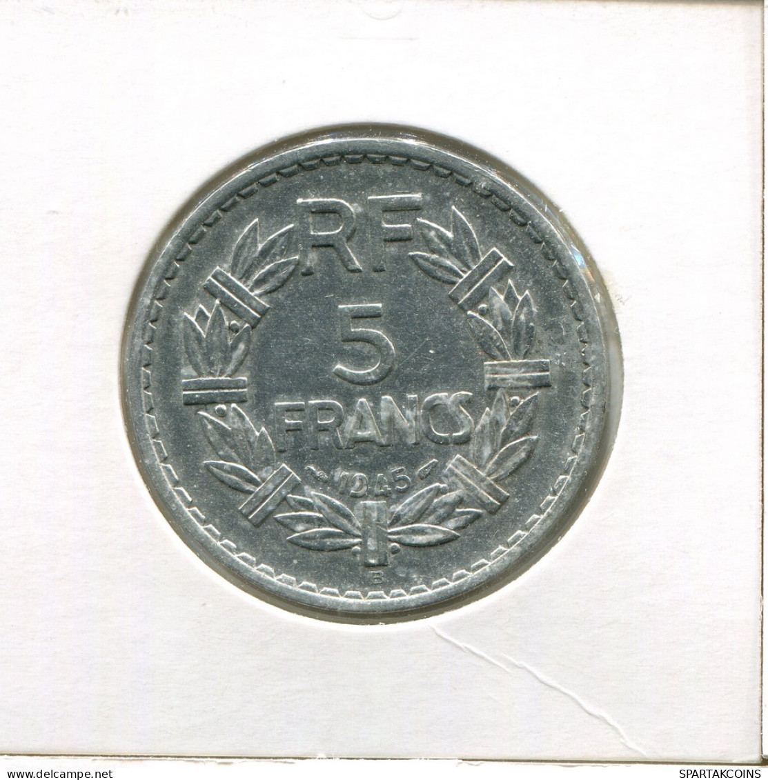 5 FRANCS 1945 B FRANKREICH FRANCE Französisch Münze #AK778.D - 5 Francs